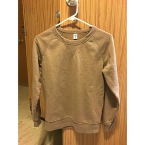 Sweatshirt in color nude